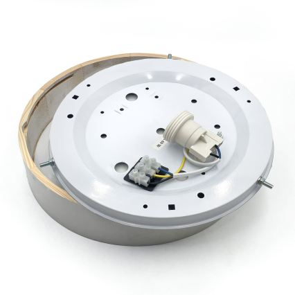 Plafoniera NATURAL 1xE27/15W/230V diam. 27,5 cm pino/bianco