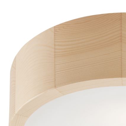 Plafoniera NATURAL 1xE27/60W/230V ø 27 cm pino