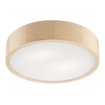 Plafoniera NATURAL 2xE27/60W/230V ø 37 cm pino