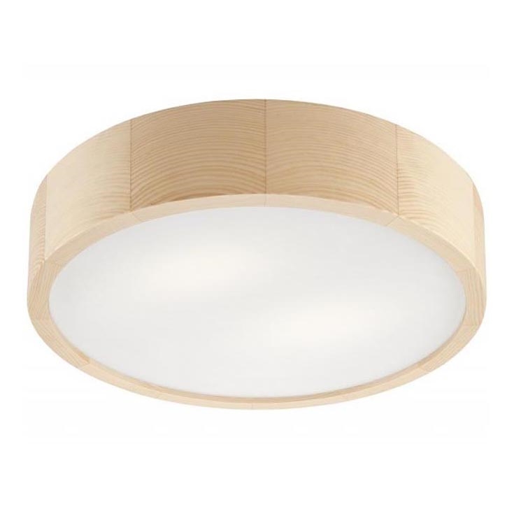 Plafoniera NATURAL 2xE27/60W/230V ø 37 cm pino