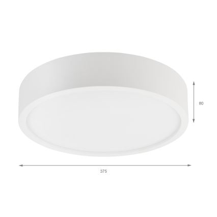 Plafoniera NATURAL 3xE27/15W/230V Ø 37,5 cm pino/bianco