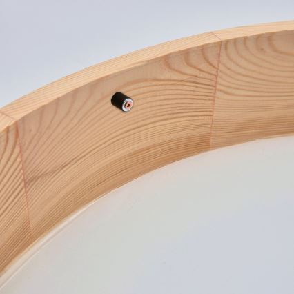 Plafoniera NATURAL 3xE27/60W/230V ø 47 cm pino