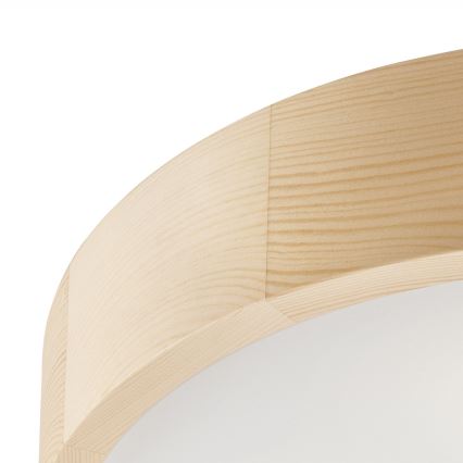Plafoniera NATURAL 3xE27/60W/230V ø 47 cm pino
