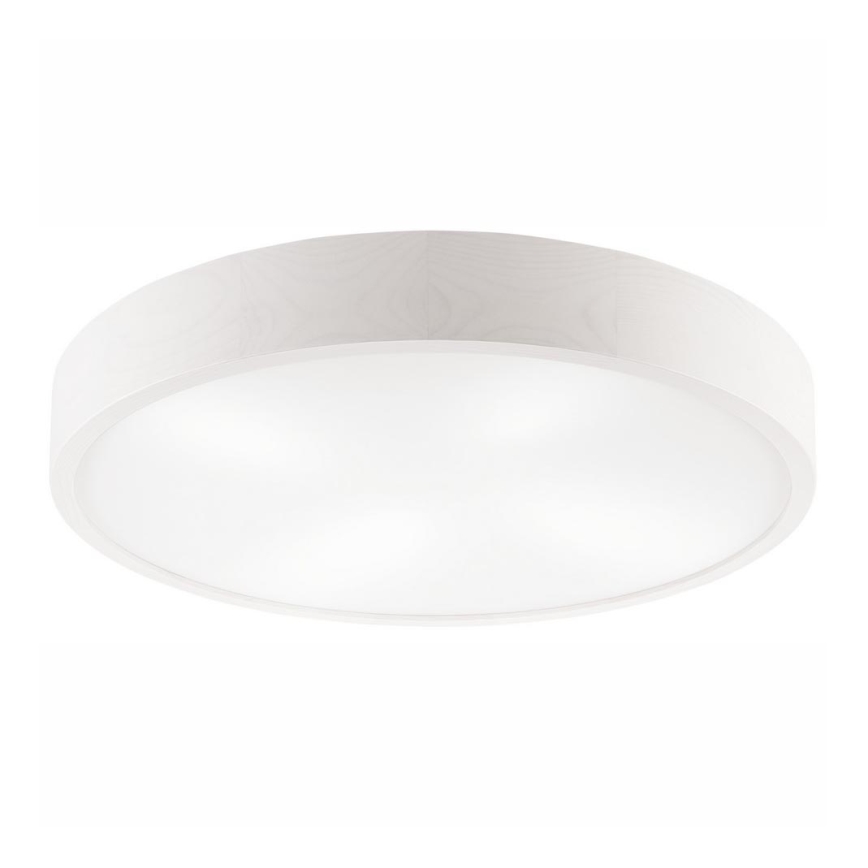 Plafoniera NATURAL 4xE27/60W/230V ø 57,5 cm bianco/pino