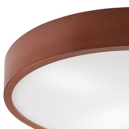 Plafoniera NATURAL 4xE27/60W/230V ø 57,5 cm pino/marrone
