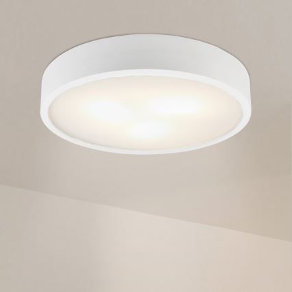 Plafoniera NATURAL 5xE27/15W/230V Ø 47,5 cm pino/bianco