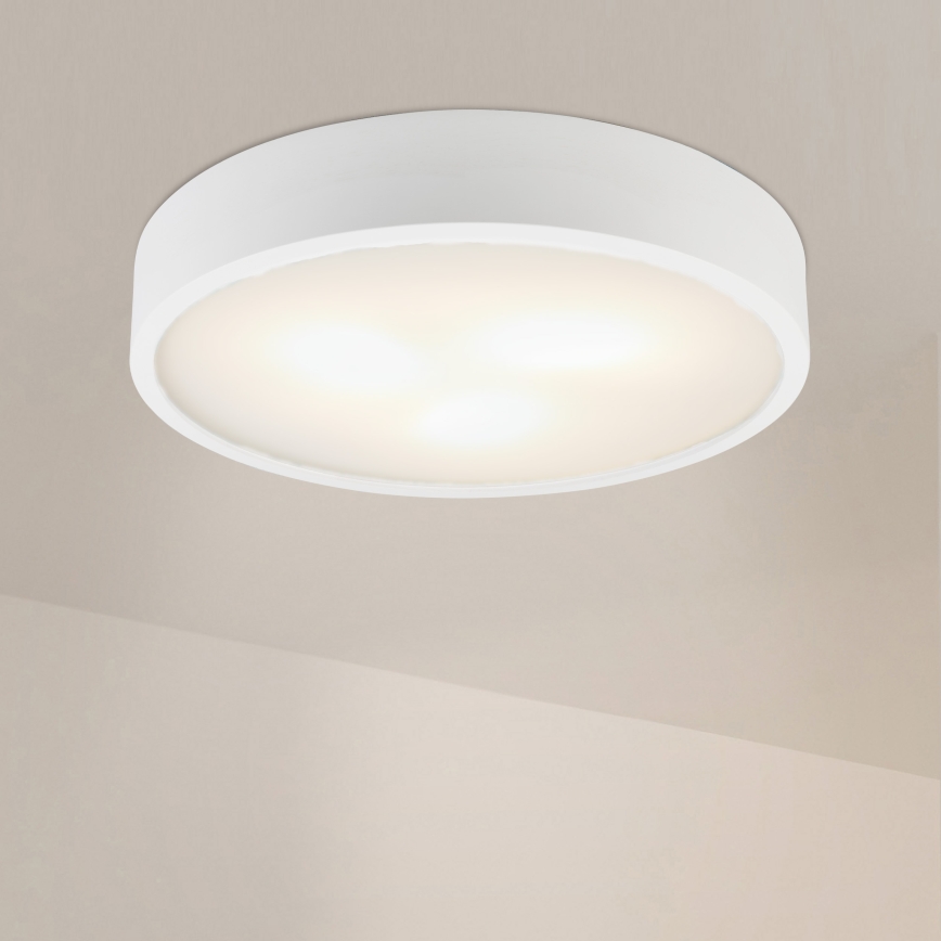 Plafoniera NATURAL 5xE27/15W/230V Ø 47,5 cm pino/bianco