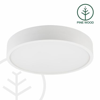 Plafoniera NATURAL 5xE27/15W/230V Ø 47,5 cm pino/bianco
