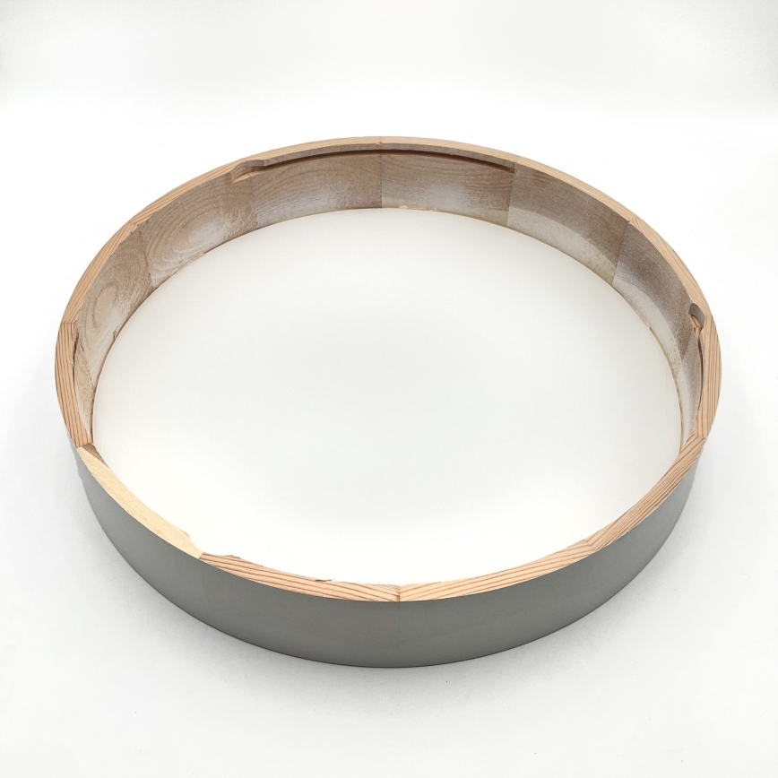 Plafoniera NATURAL 5xE27/15W/230V Ø 47,5 cm pino/bianco