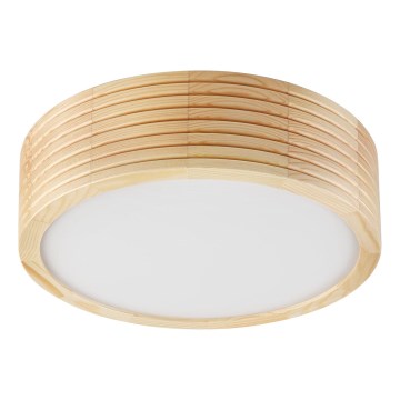 Plafoniera NATURAL MODERN 1xE27/15W/230V Ø 27,5 cm in pino