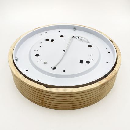 Plafoniera NATURAL MODERN 2xE27/15W/230V Ø 37,5 cm in pino
