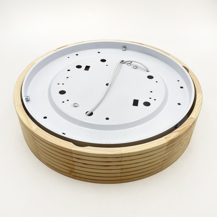 Plafoniera NATURAL MODERN 2xE27/15W/230V Ø 37,5 cm in pino