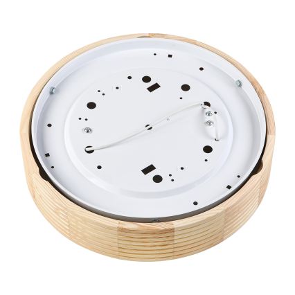 Plafoniera NATURAL MODERN 2xE27/15W/230V Ø 37,5 cm in pino
