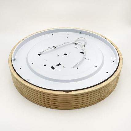 Plafoniera NATURAL MODERN 3xE27/15W/230V Ø 47,5 cm in pino