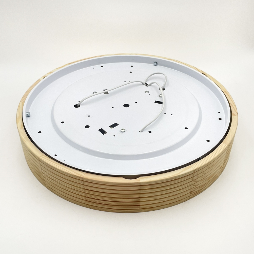 Plafoniera NATURAL MODERN 3xE27/15W/230V Ø 47,5 cm in pino