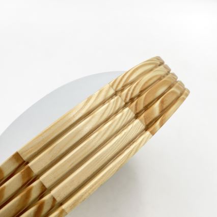 Plafoniera NATURAL MODERN SLIM 1xE27/15W/230V Ø 27,5 cm pino
