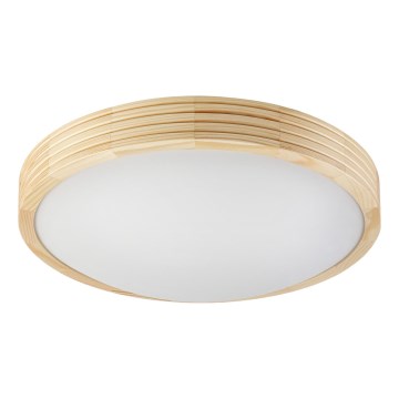 Plafoniera NATURAL MODERN SLIM 2xE27/15W/230V, diam. 37,5 cm, in pino