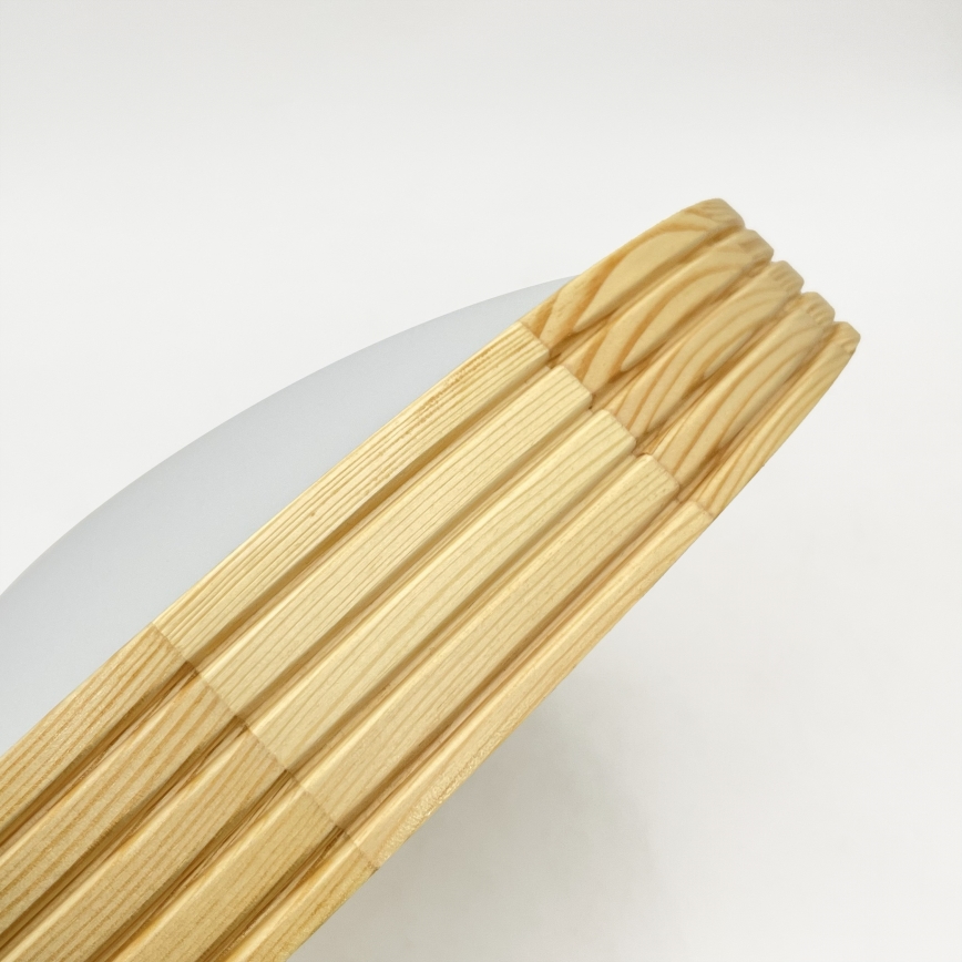Plafoniera NATURAL MODERN SLIM 2xE27/15W/230V, diam. 37,5 cm, in pino