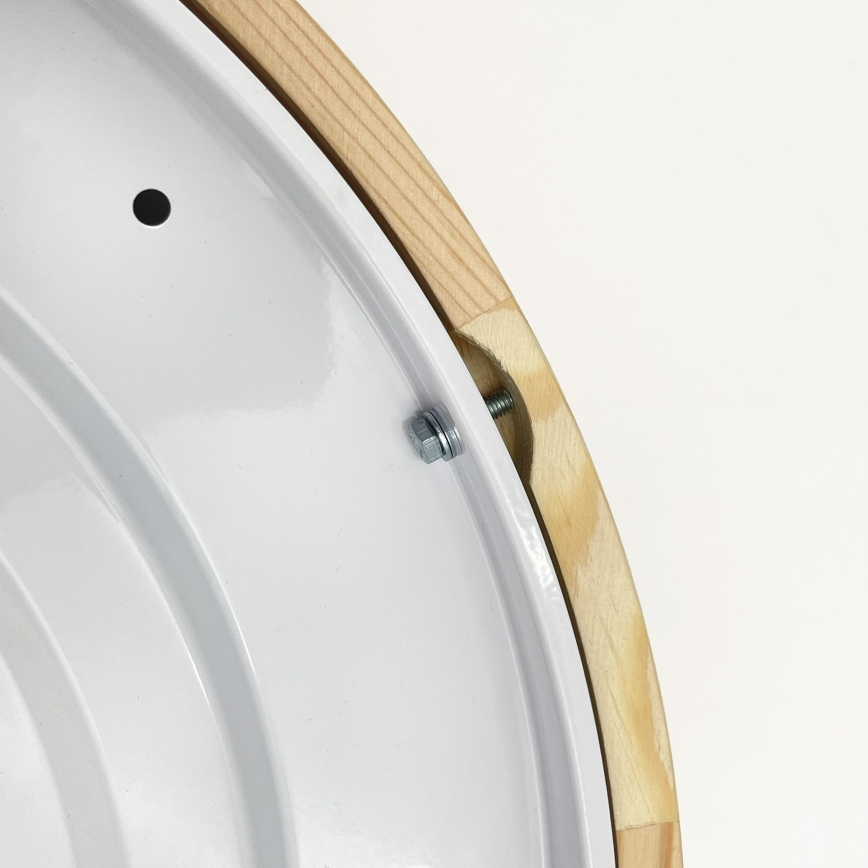 Plafoniera NATURAL MODERN SLIM 3xE27/15W/230V, Ø 47,5 cm, finitura pino