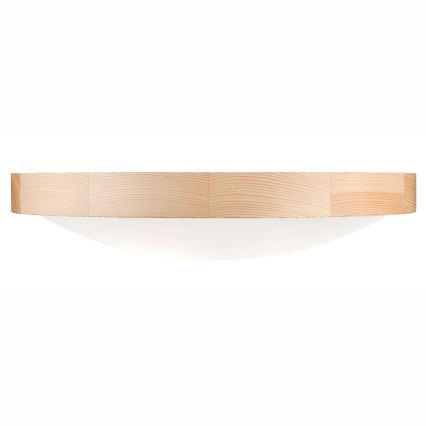 Plafoniera NATURAL SLIM 3xE27/60W/230V ø 47 cm pino