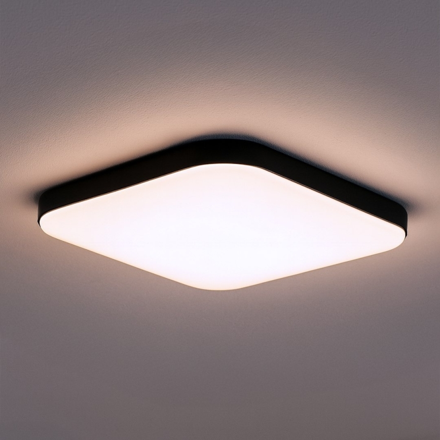 Plafoniera NEMO LED/36W/230V 50x50 cm nera