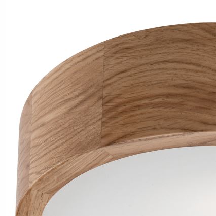 Plafoniera OAK 1xE27/60W/230V quercia ø 27,5 cm
