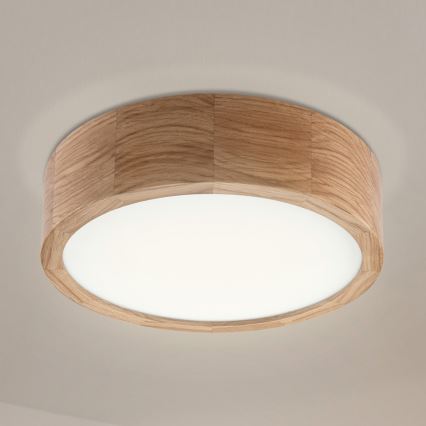 Plafoniera OAK 1xE27/60W/230V rovere Ø 27,5 cm