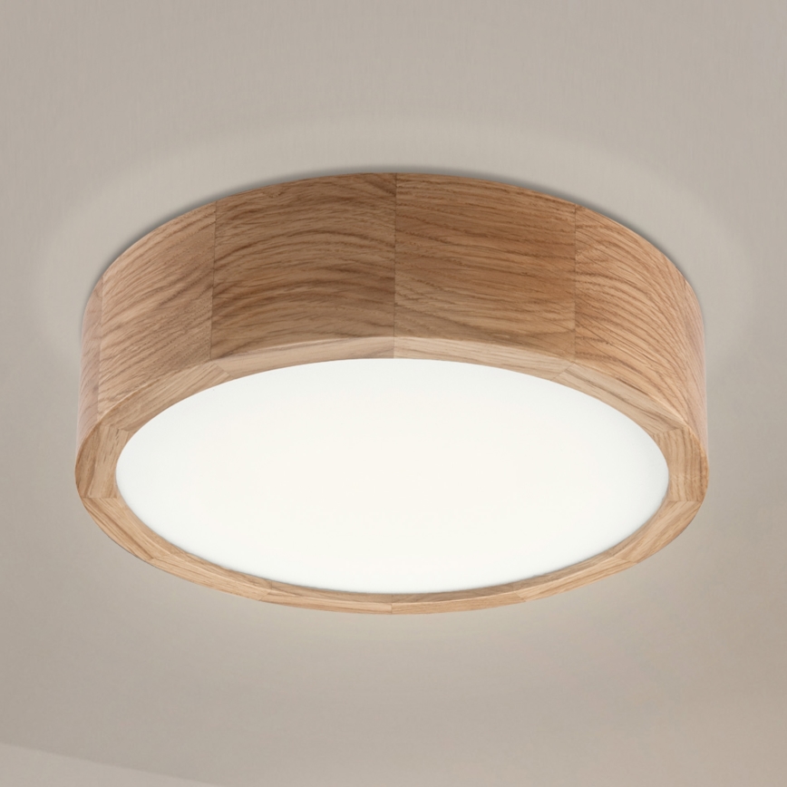 Plafoniera OAK 1xE27/60W/230V rovere Ø 27,5 cm