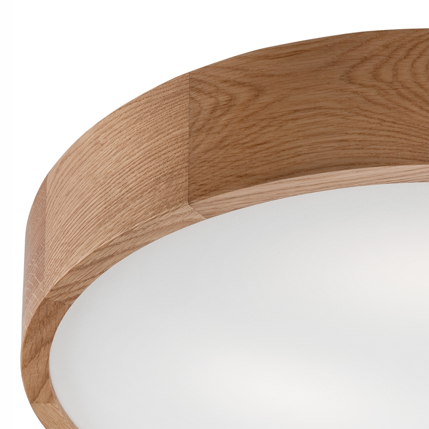Plafoniera OAK 3xE27/60W/230V quercia ø 47,5 cm