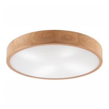 Plafoniera OAK 4xE27/60W/230V ø 57,5 cm quercia