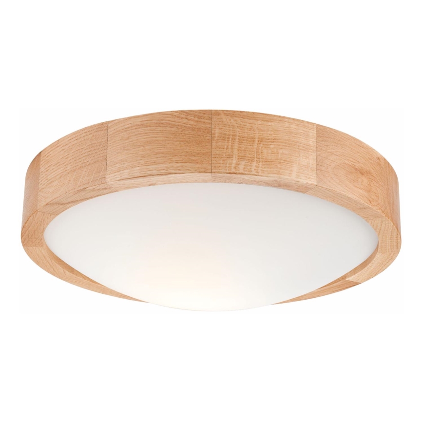 Plafoniera OAK SLIM 1xE27/60W/230V quercia ø 27 cm