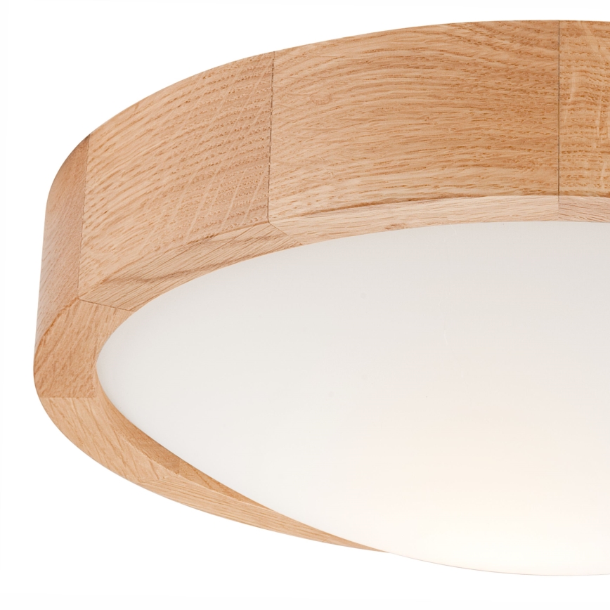 Plafoniera OAK SLIM 1xE27/60W/230V quercia ø 27 cm