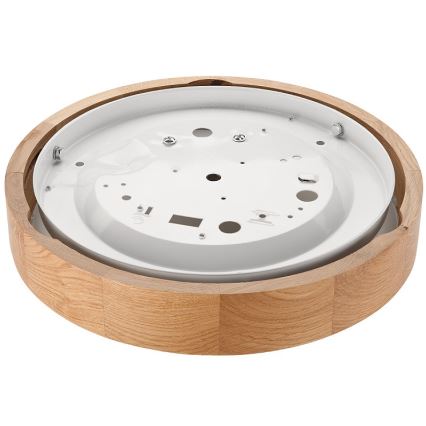Plafoniera OAK SLIM 1xE27/60W/230V quercia ø 27 cm
