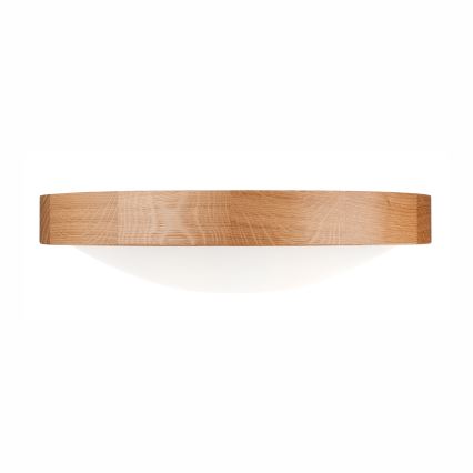 Plafoniera OAK SLIM 2xE27/60W/230V quercia ø 37 cm - FSC certificato