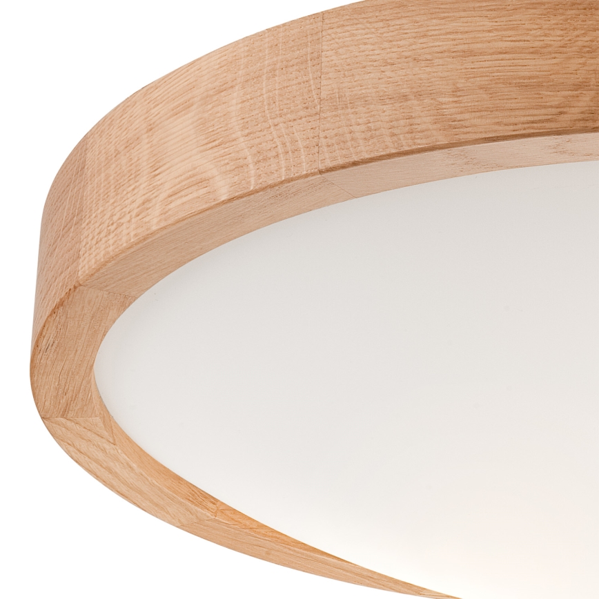 Plafoniera OAK SLIM 2xE27/60W/230V quercia ø 37 cm