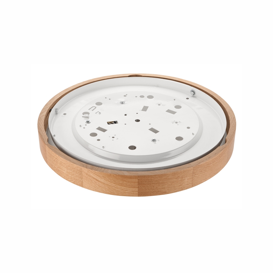 Plafoniera OAK SLIM 2xE27/60W/230V quercia ø 37 cm