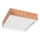 Plafoniera OAK SQUARE 2xE27/15W/230V 31x31 cm quercia/bianco