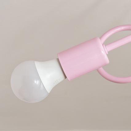 Plafoniera OXFORD 2xE27/15W/230V rosa