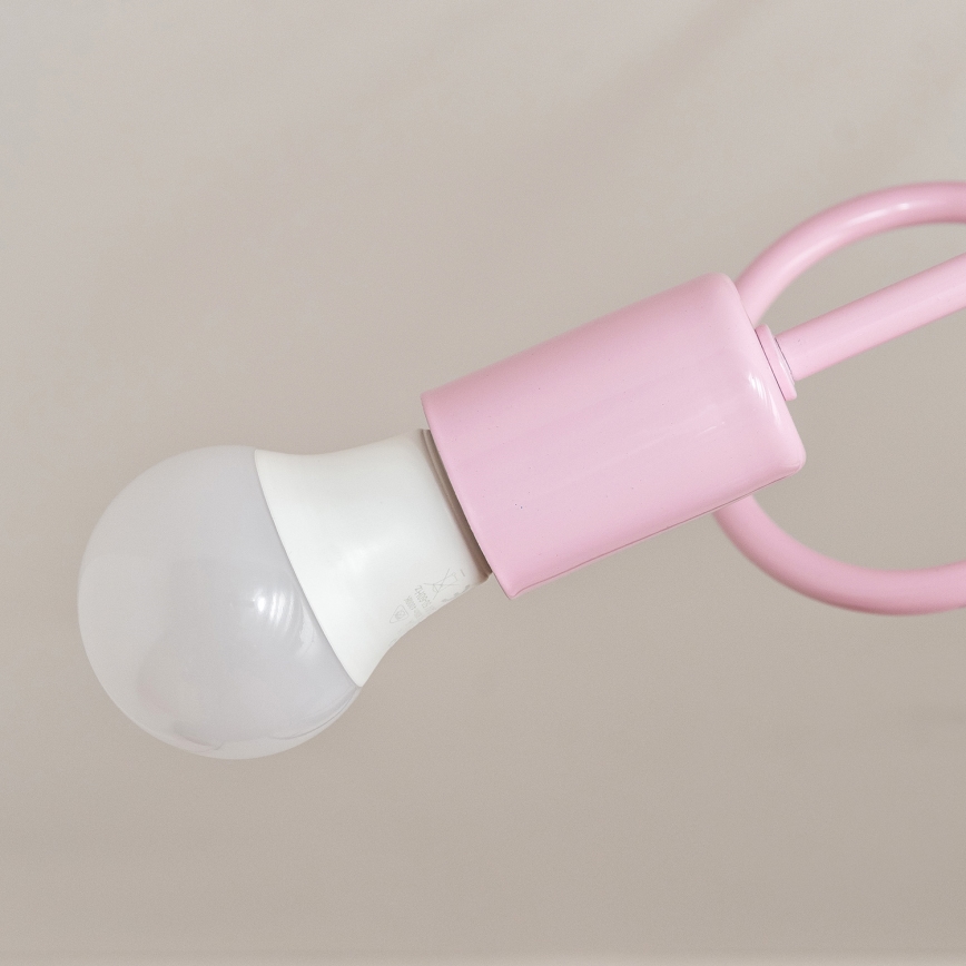 Plafoniera OXFORD 2xE27/15W/230V rosa