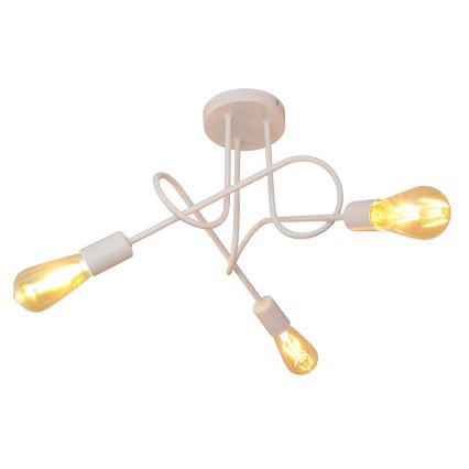 Plafoniera OXFORD 3xE27/15W/230V bianco