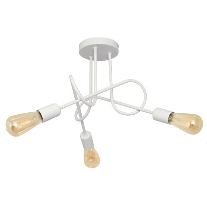 Plafoniera OXFORD 3xE27/15W/230V bianco