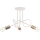 Plafoniera OXFORD 3xE27/15W/230V ottone/bianco