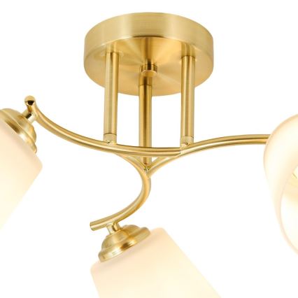 Plafoniera PAFOS 3xE27/15W/230V, finitura oro