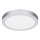 Plafoniera/pannello LED 2-in-1 a superficie/da incasso 24W/230V 3000/4000/6000K Ø 30 cm IP54 argento