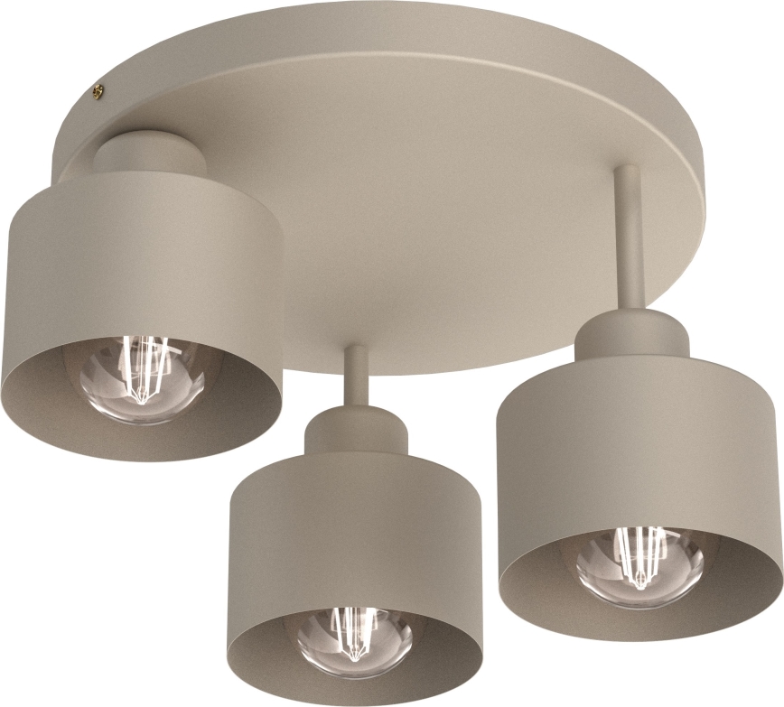 Plafoniera PARKLA 3xE27/15W/230V beige