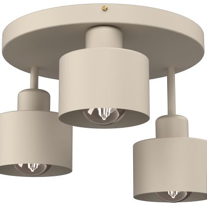 Plafoniera PARKLA 3xE27/15W/230V beige