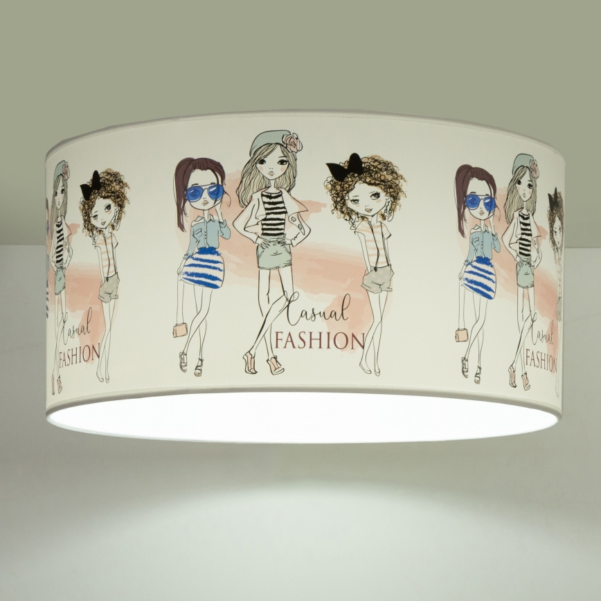 Plafoniera per bambine GIRLS VIBES 1xE27/60W/230V Ø 40 cm