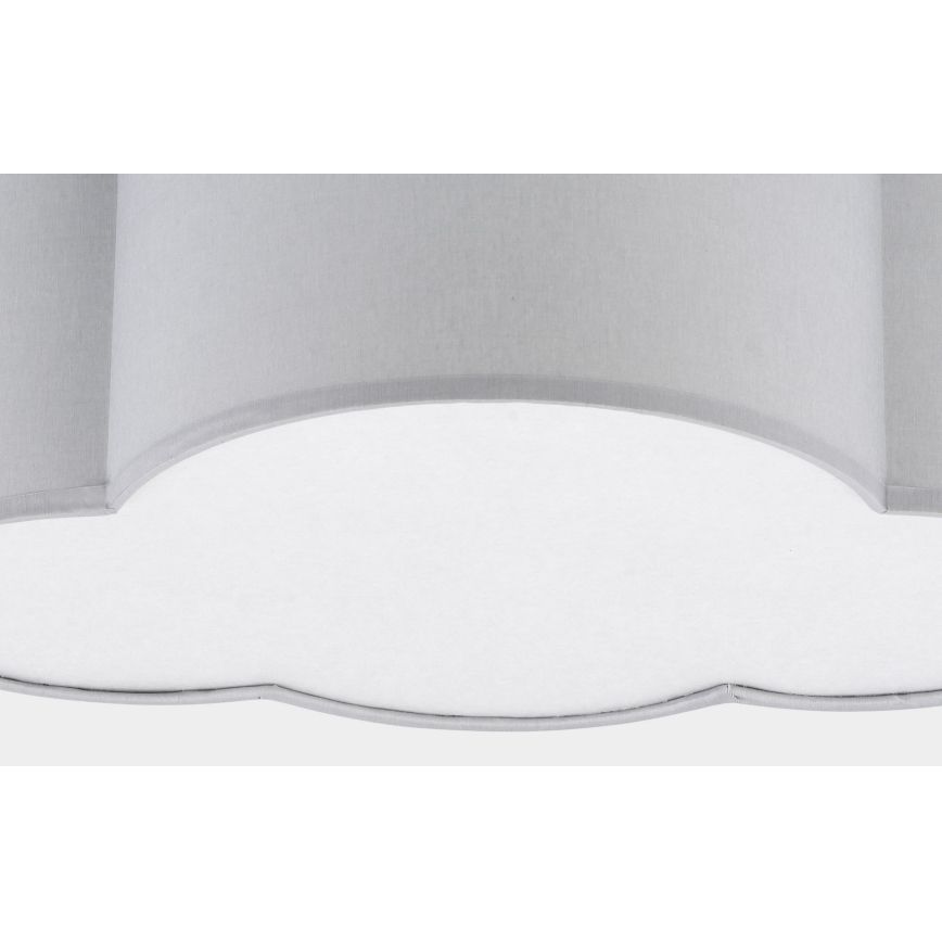 Plafoniera per bambini CLOUD MINI 2xE27/15W/230V grigio