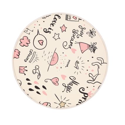 Plafoniera per bambini KIDDY 2xE27/40W/230V beige/rosa