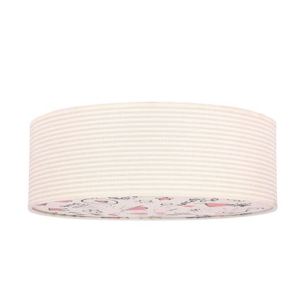 Plafoniera per bambini KIDDY 2xE27/40W/230V beige/rosa